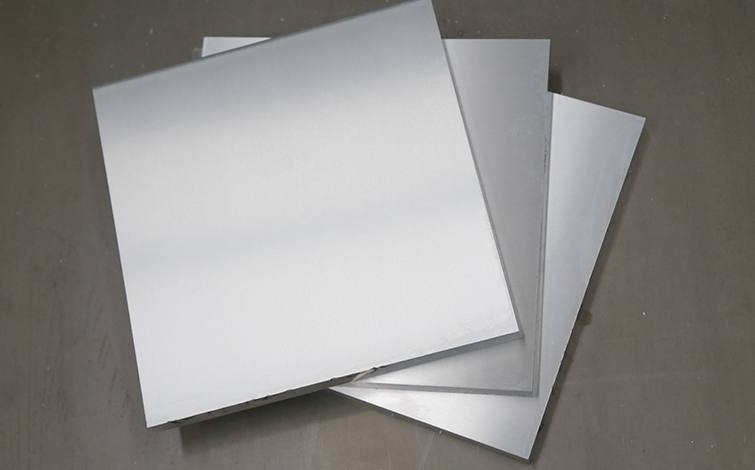 Brushed aluminium sheets